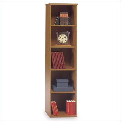 Bush Natural Cherry Series C Open Single Bookcase