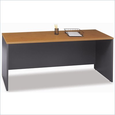 Bush 72" Series C Wood Credenza  in Natural Cherry