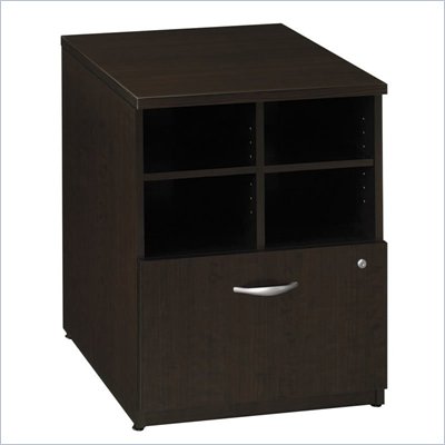 Bush Series C Storage Cabinet in Mocha Cherry