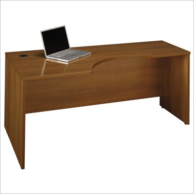 Bush Series C 72"W LH Corner Module Desk in Warm Oak