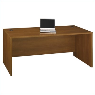 Bush Series C 72"W Desk Shell in Warm Oak