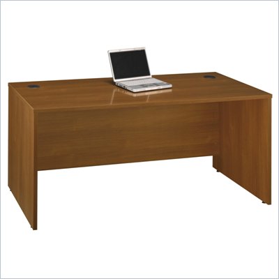 Bush Series C 66"W Desk Shell in Warm Oak