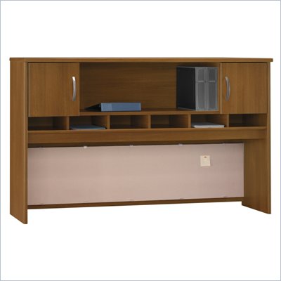 Bush Series C 72"W Overhead (2 Door) in Warm Oak