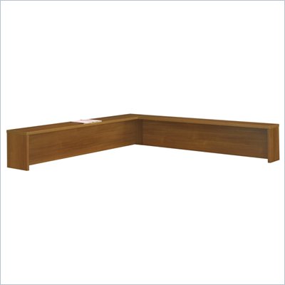 Bush Series C Reception L-Shelf in Warm Oak