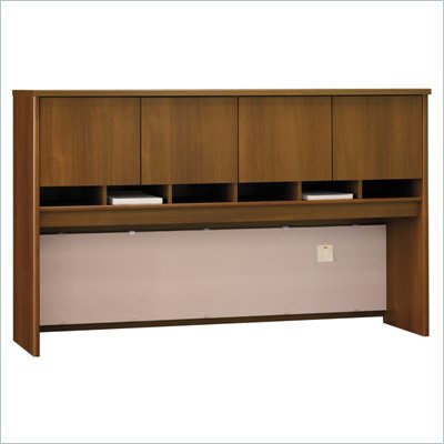 Bush Series C 72"W Overhead (4 Door) in Warm Oak