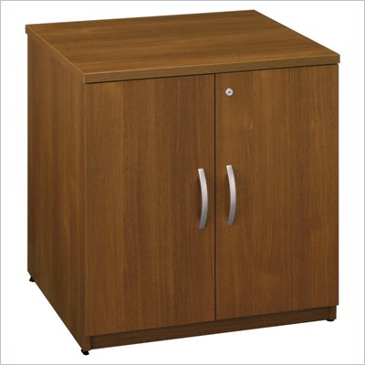 Bush Series C 30"W Storage Cabinet in Warm Oak