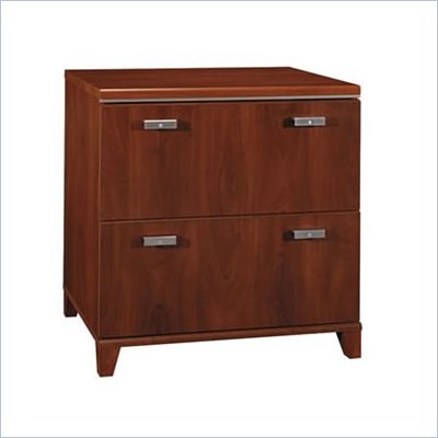 Bush Tuxedo 2 Drawer Lateral Wood File Storage Cabinet in Hansen Cherry