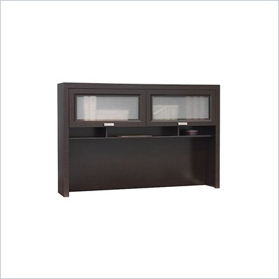 Bush Tuxedo Mocha Cherry Hutch for L-Desk