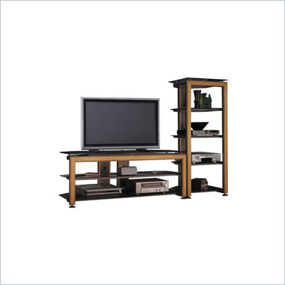 Bush Furniture Universal Collection Wood TV Stand and Audio Rack