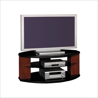 Bush 51" Universal Wood Football TV Stand in Harvest Cherry