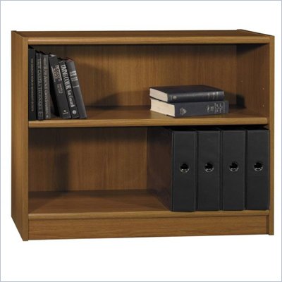 Bush Universal 30"H 2 Shelf Wood Bookcase in Royal Oak