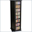 Venture Horizon Revolving 2-Sided CD DVD Media Spinning Tower, Shown in Cherry Finish