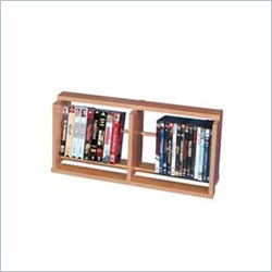 Venture Horizon Convenient Stackable Media Crates in Oak Finish