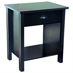 Venture Horizon Nouvelle Night Stand in Black