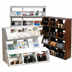 Venture Horizon Multi-Purpose Stackable Storage Bins-White