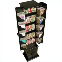 Venture Horizon Media Tower CD/DVD Media Storage, Available in Multiple Finishes
