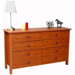 Spartak Nouvelle Cherry 8-Drawer Lowboy