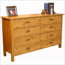 Spartak Nouvelle Pine 8-Drawer Lowboy