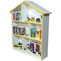 Venture Horizon Kids Dollhouse Bookcase in White