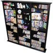 Venture Horizon Triple 76-Inch Tall CD DVD Wall Rack Media Storage, Available in Multiple Finishes