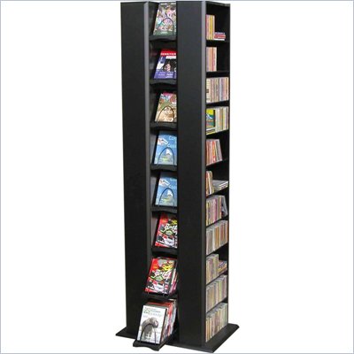 Venture Horizon Twin Media Towers Storage, Available in Oak or Black