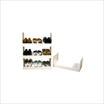 Venture Horizon Stackable Closet Organizer Shoe Rack