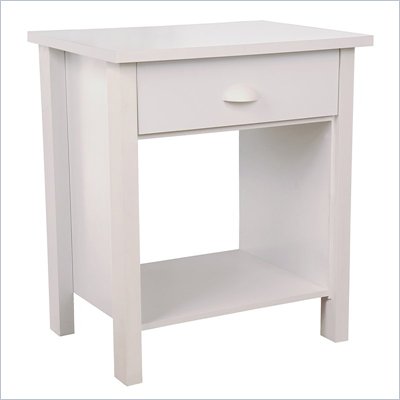 Venture Horizon Nouvelle Night Stand in White