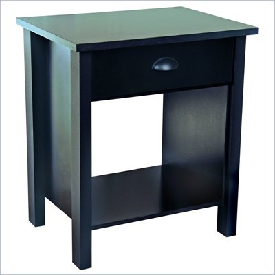 Venture Horizon Nouvelle Night Stand in Black