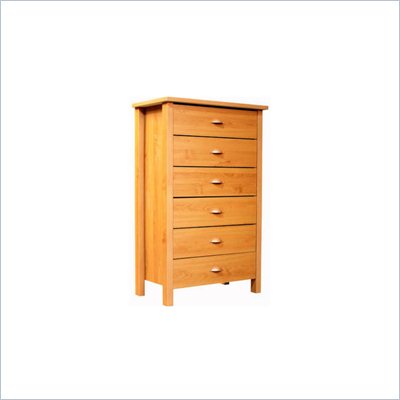 Venture Horizon Nouvelle 6 Drawer Chest in Oak Finish