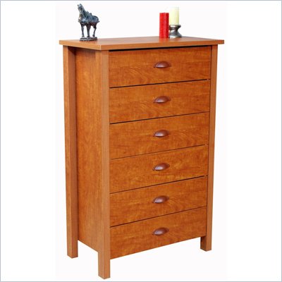 Venture Horizon Nouvelle 6 Drawer Chest in Cherry Finish