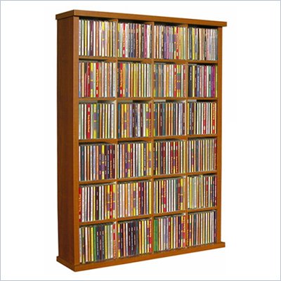 Venture Horizon 24-Slot Cubbie CD DVD Wall Rack Media Storage