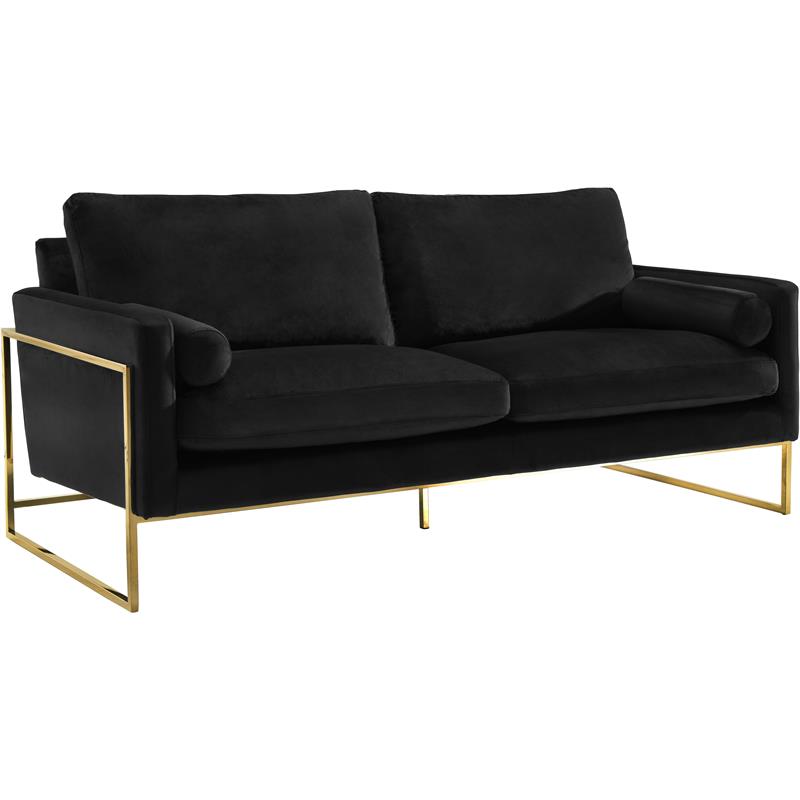 Meridian Furniture Mila Velvet Sofa Meridian Furniture Mila Velvet Sofa