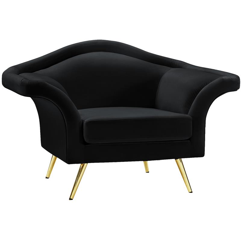 Meridian Furniture Lips Velvet Chair Meridian Furniture Lips Velvet Chair