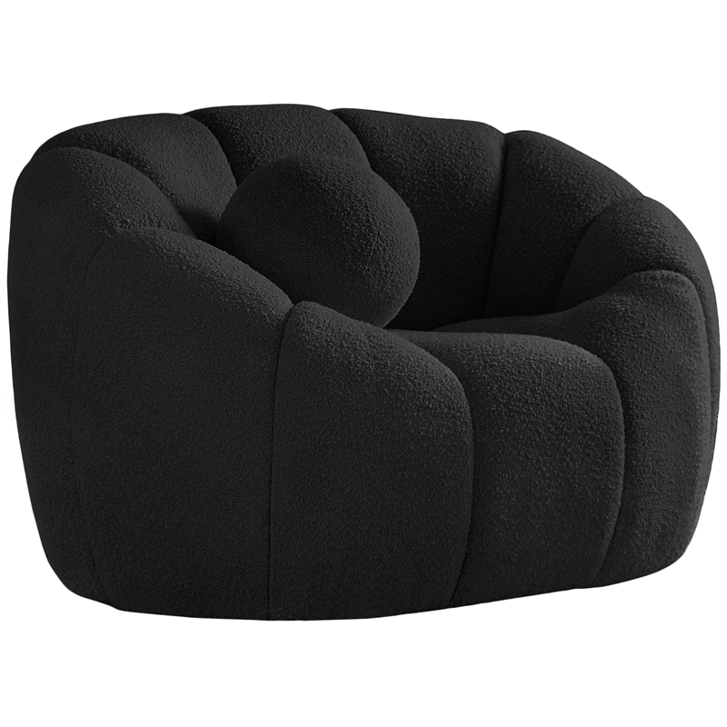 Meridian Furniture Elijah Boucle Fabric Chair Meridian Furniture Elijah Boucle Fabric Chair