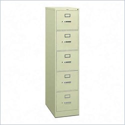 HON 310 Series 5 Drawer Vertical Metal Filing Cabinet