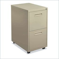 HON 1600 Series 20 2 Drawer Mobile Metal Vertical Filing Cabinet