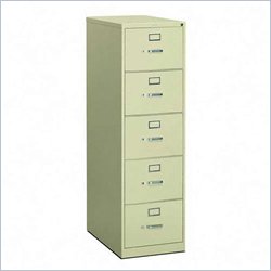 HON 310 Series 5 Drawer Vertical Metal Filing Cabinet