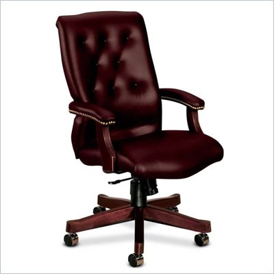 HON Executive High Back Chair in Oxblood