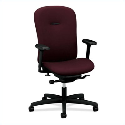 HON Mirus Mid Back Task Chair in Wine