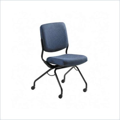 HON Perpetual Nesting Padded Chair in Navy Blue