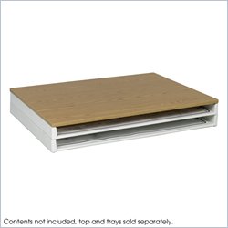 Safco Optional Oak Top for Giant Stack File Tray (4899)
