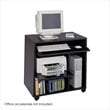 Safco Ready-to-Use Wood Computer Workstation in Mahogany