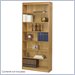 Safco WorkSpace 84"H Seven Shelf Square-Edge Bookcase in Light Oak