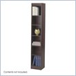 ADD TO YOUR SET: Safco 12 Inch Wide 6-Shelf Veneer Baby Bookcase in Mahogany