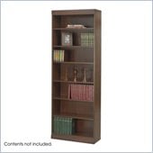 Safco WorkSpace 7 Shelf 30 W x 84 H Baby Bookcase in Walnut