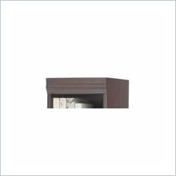 Safco WorkSpace Baby Bookcase 12W Trim Kit in Mahogany
