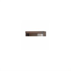 Safco WorkSpace Baby Bookcase 30W Trim Kit in Walnut