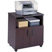 Safco Mobile Stand in Mahogany