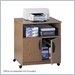 Safco Mobile Stand in Medium Oak