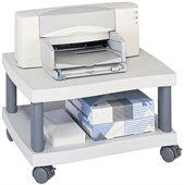 Safco Underdesk Wave Printer Stand in Gray